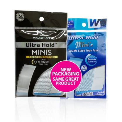 Image of new Walker Tape Ultra-Hold Mini's 72 tabs for Wigs and Hair Systems