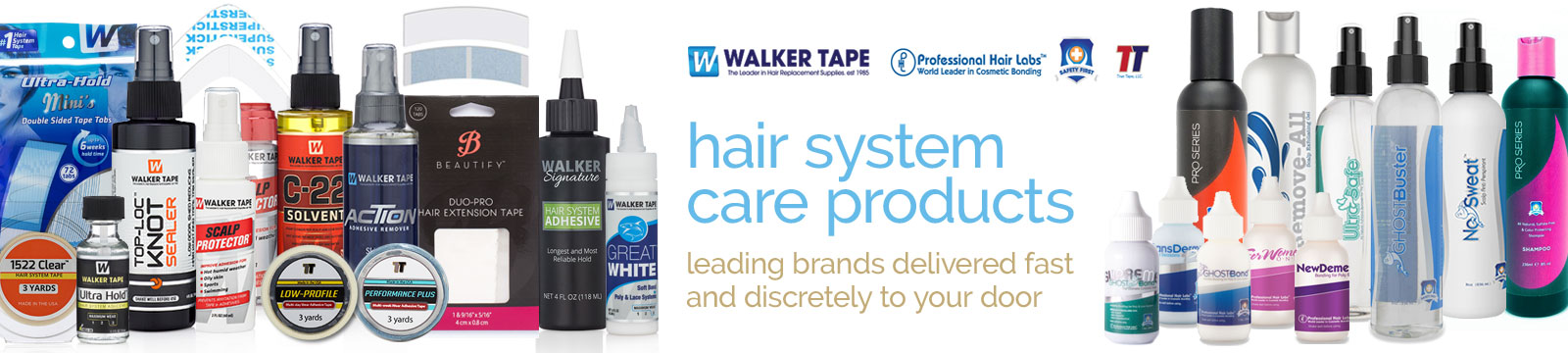 holistique - wig & hair system care products banner
