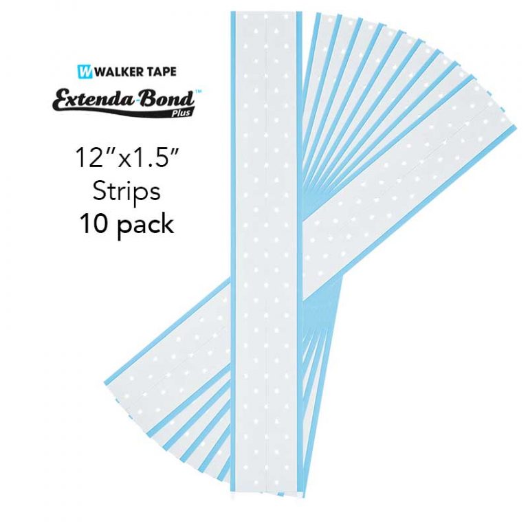 Walker Tape Extenda Bond Plus Wig Hair System Tape Strips x10