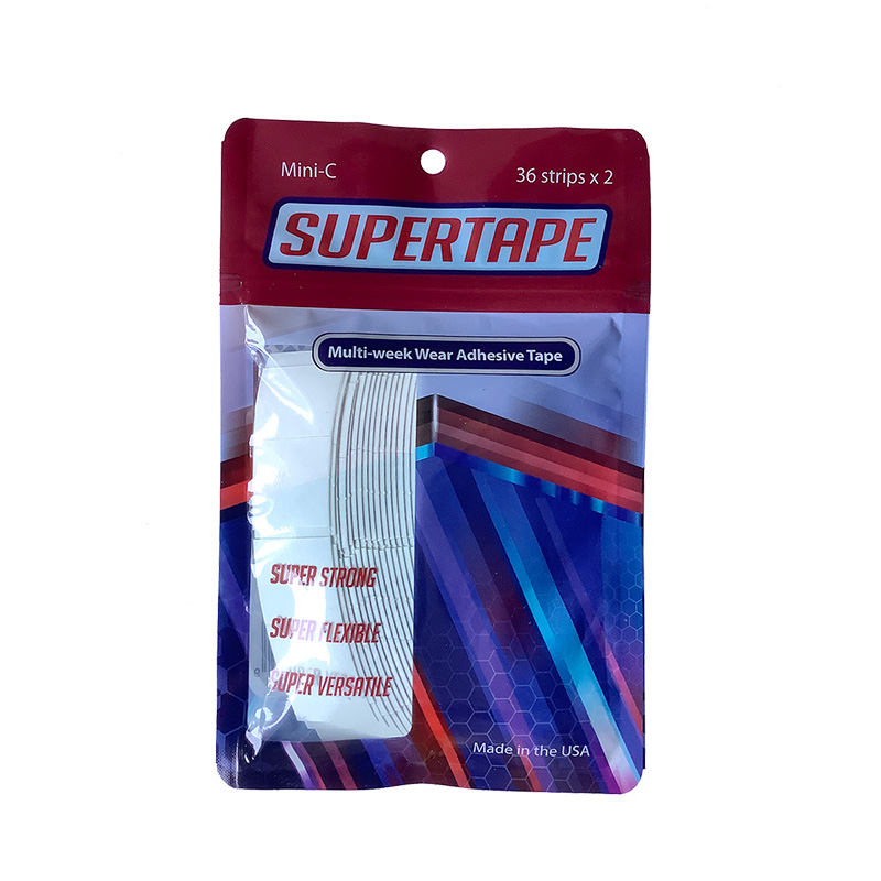 True Tape LLC Supertape CC Contour Double Sided Tape – 36 Pcs – For Lace Wigs, Toupees, Hair Extensions – Unisex